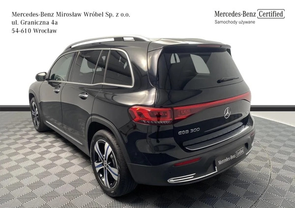Mercedes-Benz EQB cena 249900 przebieg: 7000, rok produkcji 2023 z Wrocław małe 254